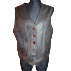 KAMIZELKA SKÓRA rozm. 42